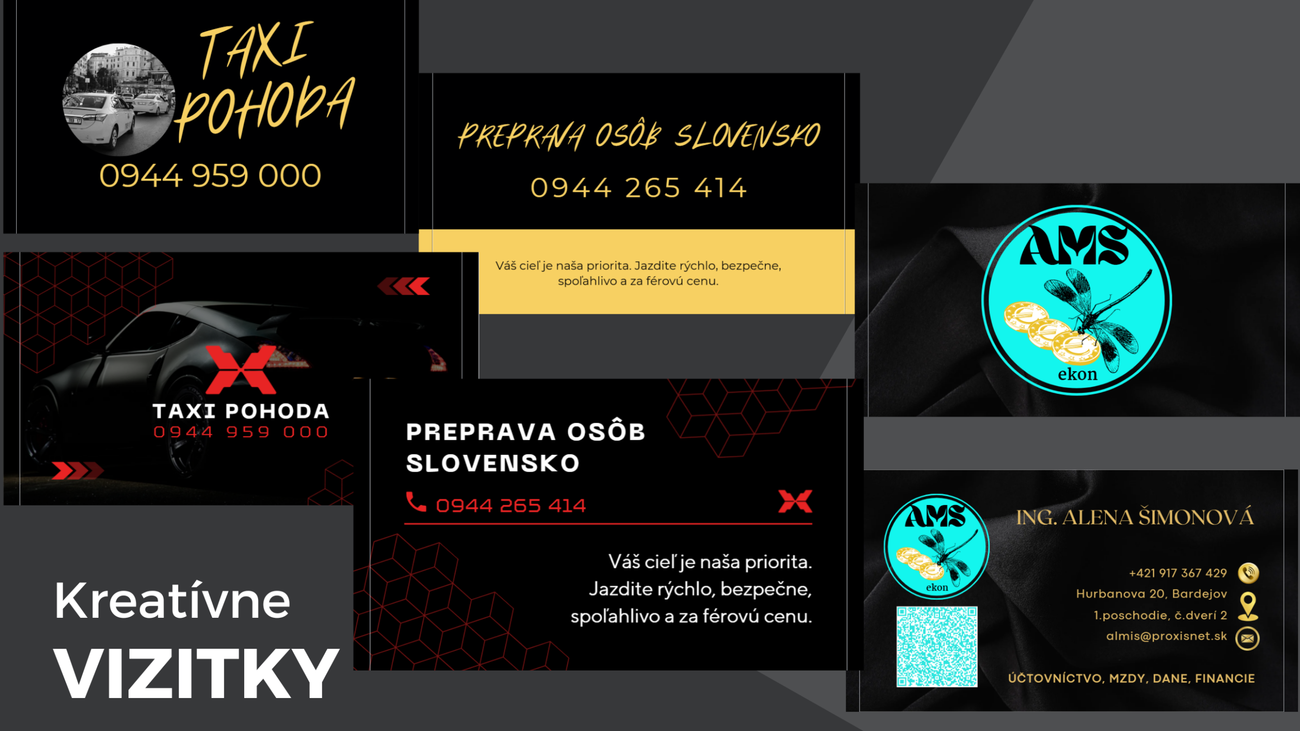 Tvorba Vizitiek 2- Brand presence studio